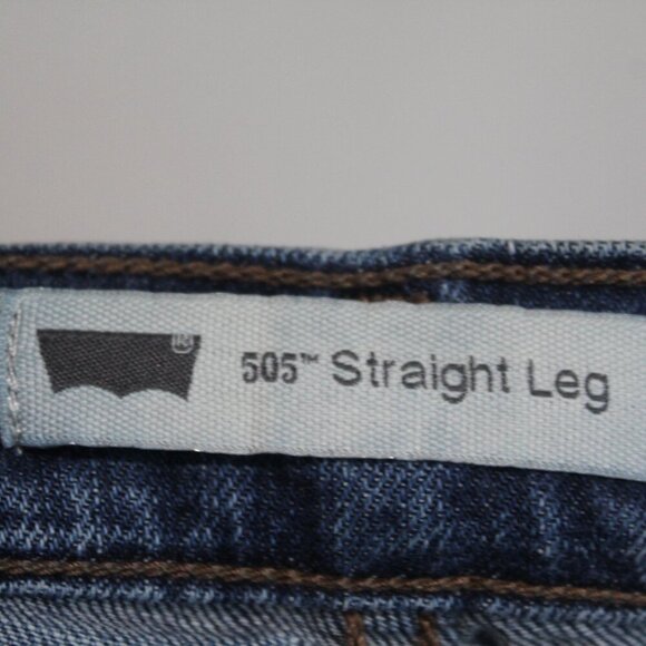 Levis 505 Women Jeans Straight Leg Denim Size 8M - Picture 8 of 10